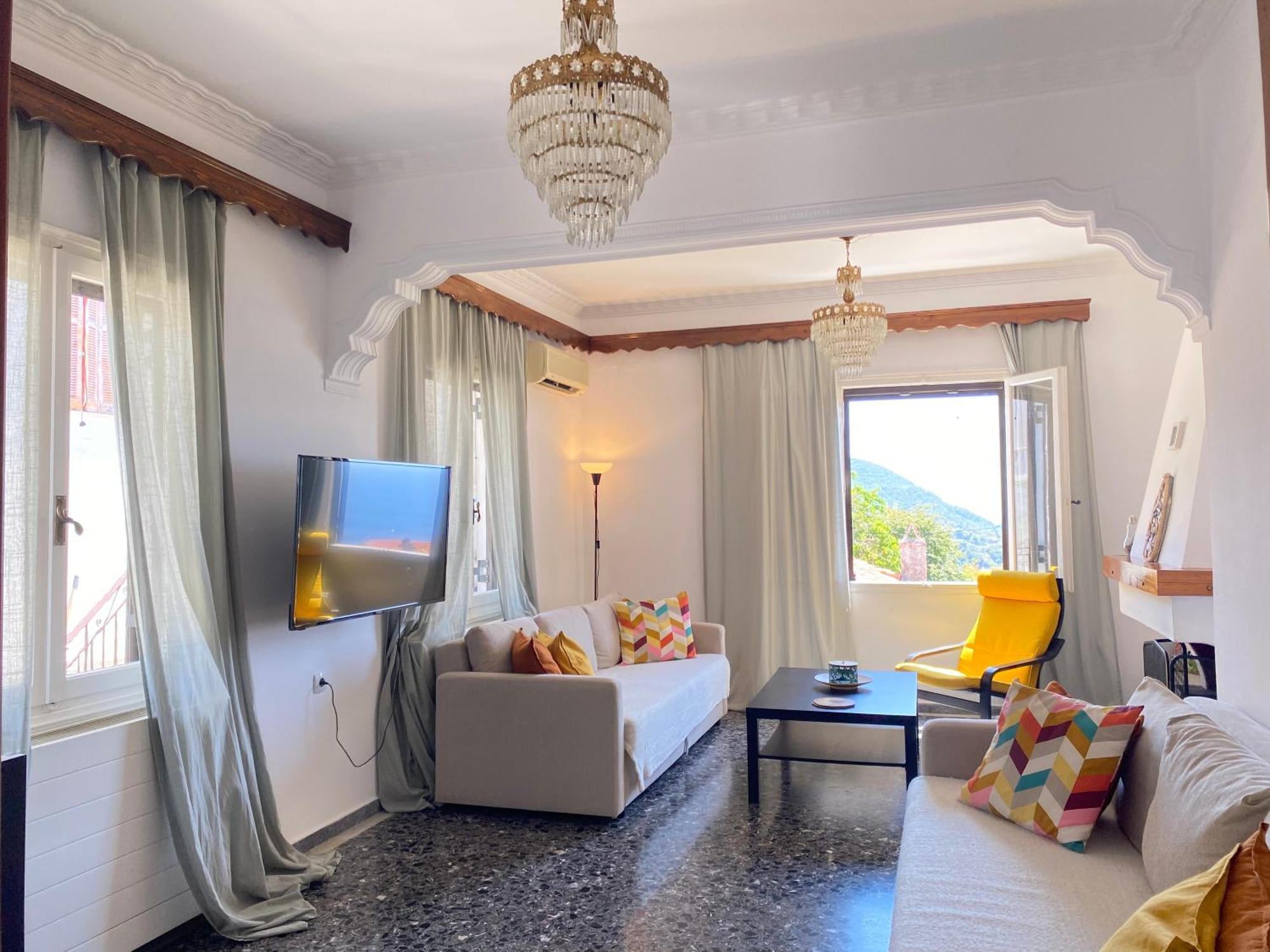 Вилла Demie And George Ηouse Лутраки Экстерьер фото